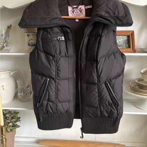 Juicy Couture Black Puffer Vest